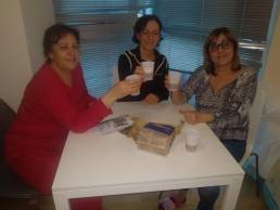 Equipo de limpieza: Mari, Fina y Fuensanta