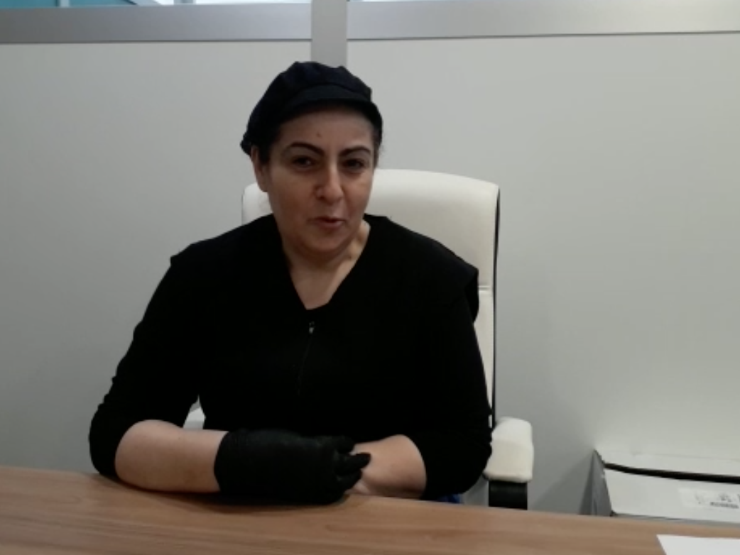 Noelia, cocinera, cuenta su confinamiento