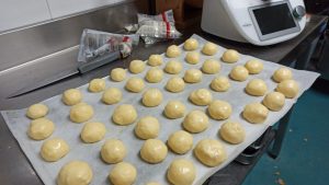 Pao de queijo antes de hornear