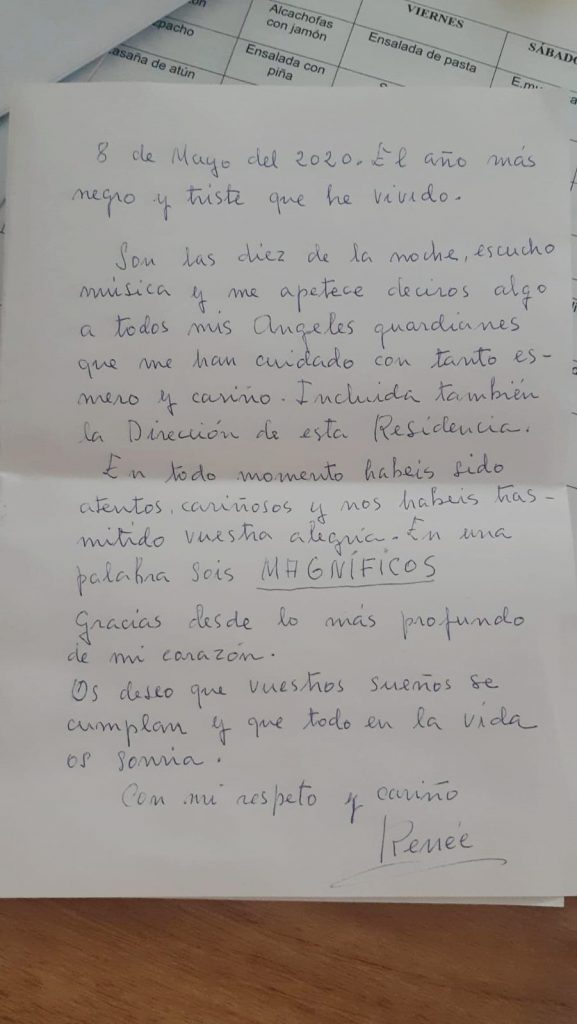 Carta de Reneé